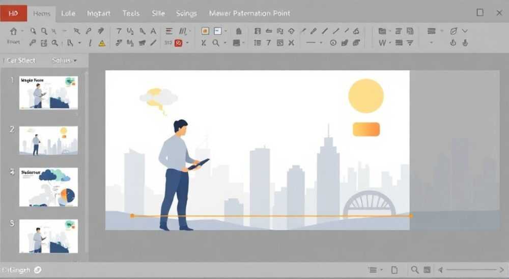 Ориентация слайда в powerpoint как поменять