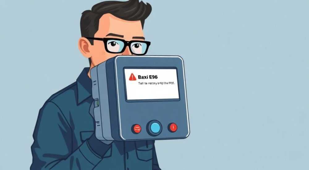 Ошибка е96 на котле baxi что означает