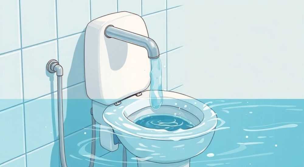 Отключили воду как смыть унитаз