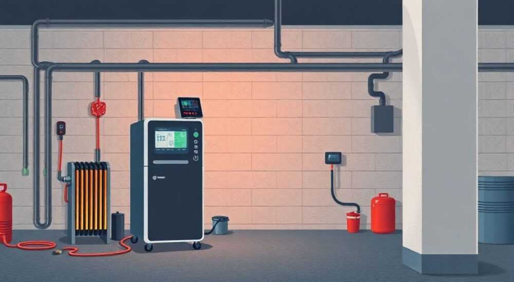 Отопление гаража газовой колонкой