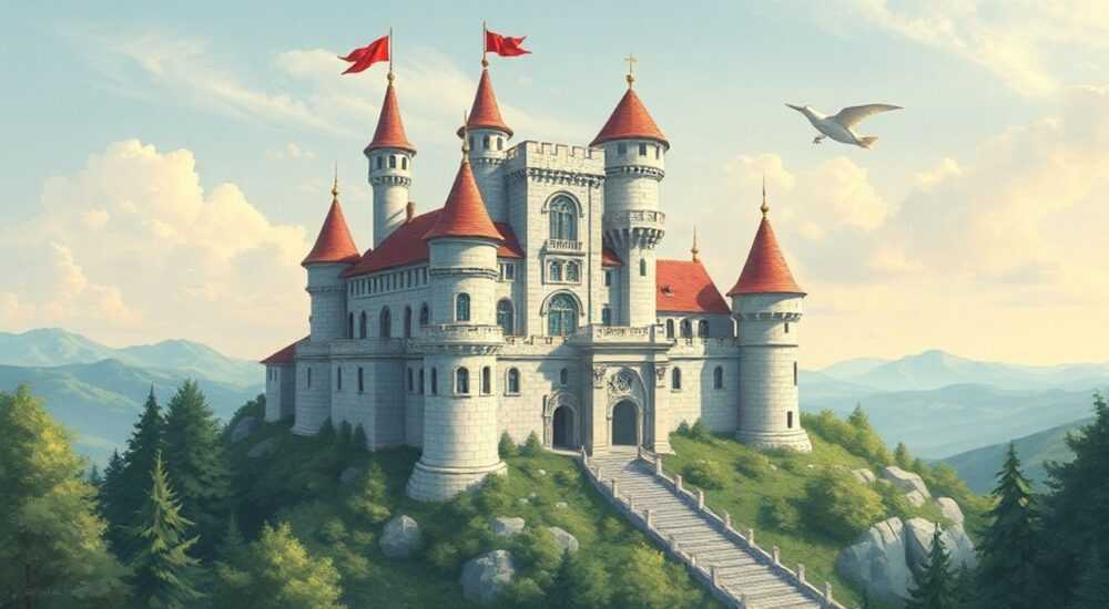 Пазлы замки архитектура