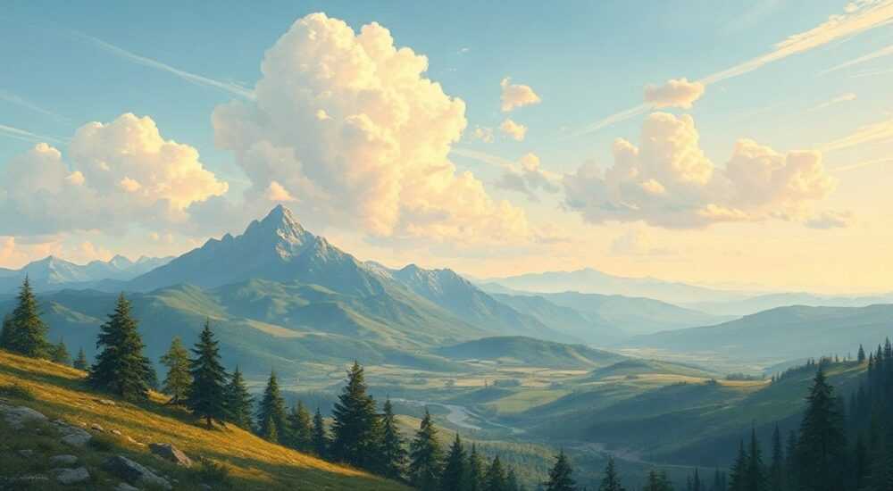 Пейзажный ландшафт