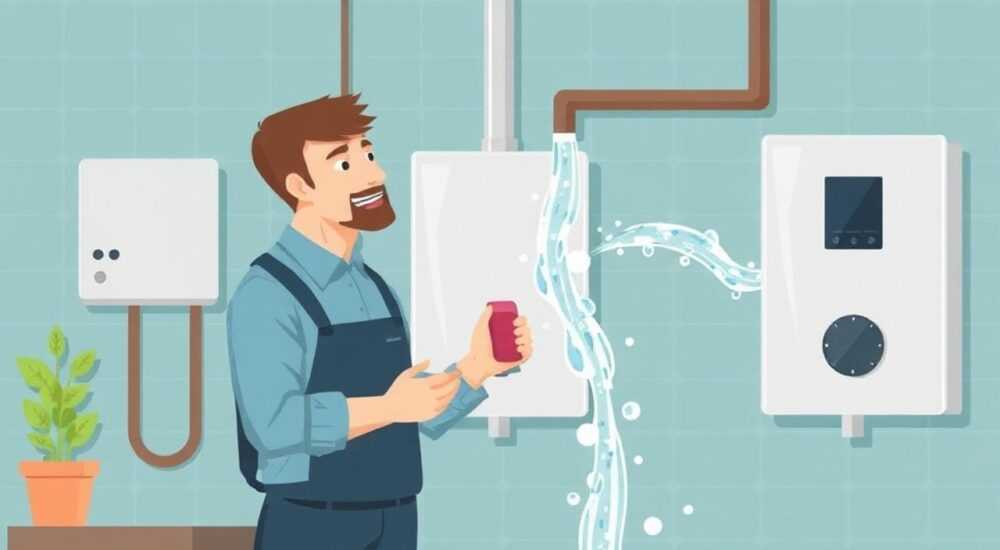 Почему из бойлера не течет горячая вода