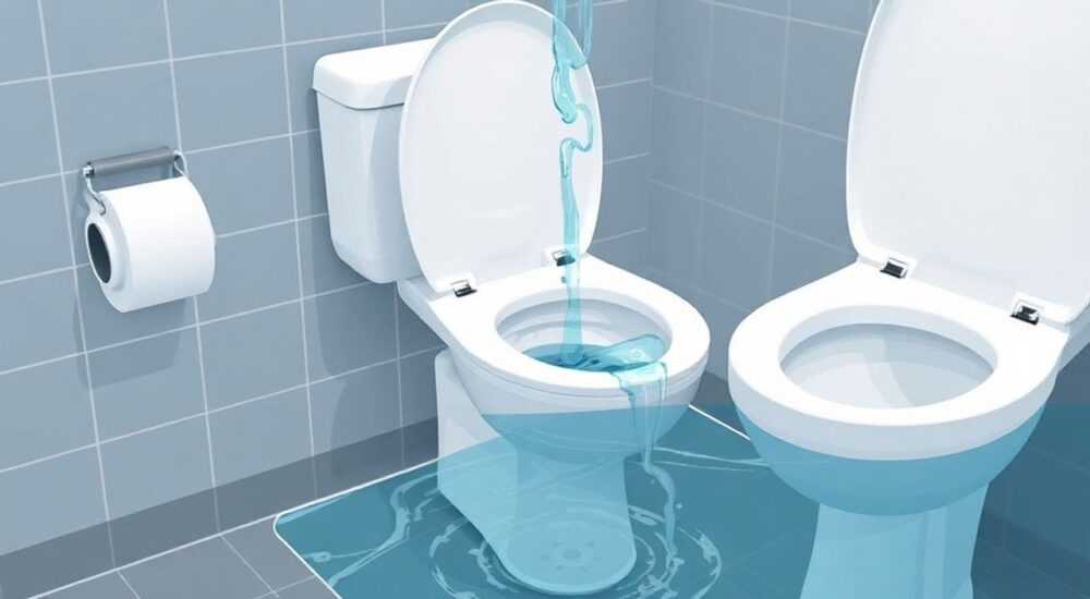 Почему уходит вода из унитаза