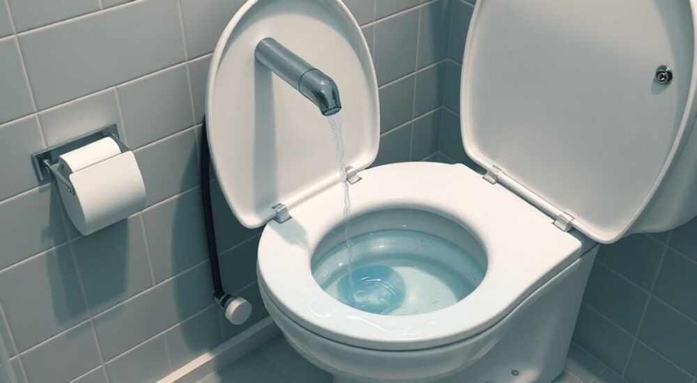 Почему унитаз наполняется водой