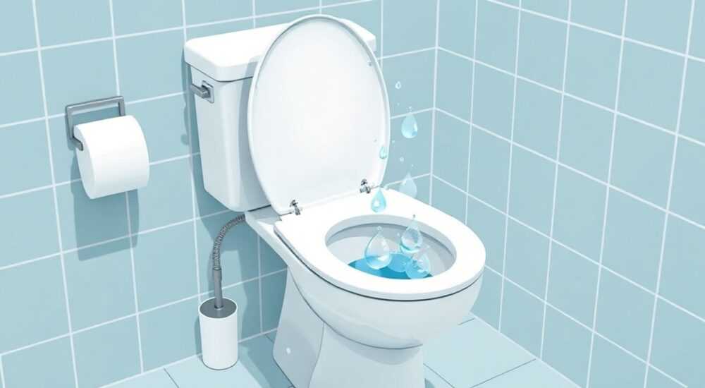 Почему унитаз спускает воду
