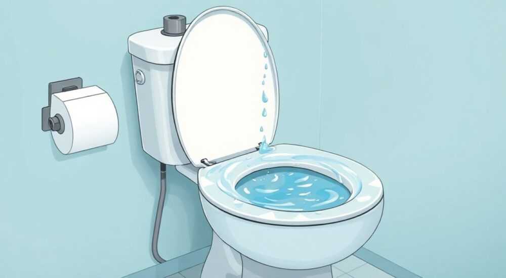 Почему в бачке унитаза переливается вода