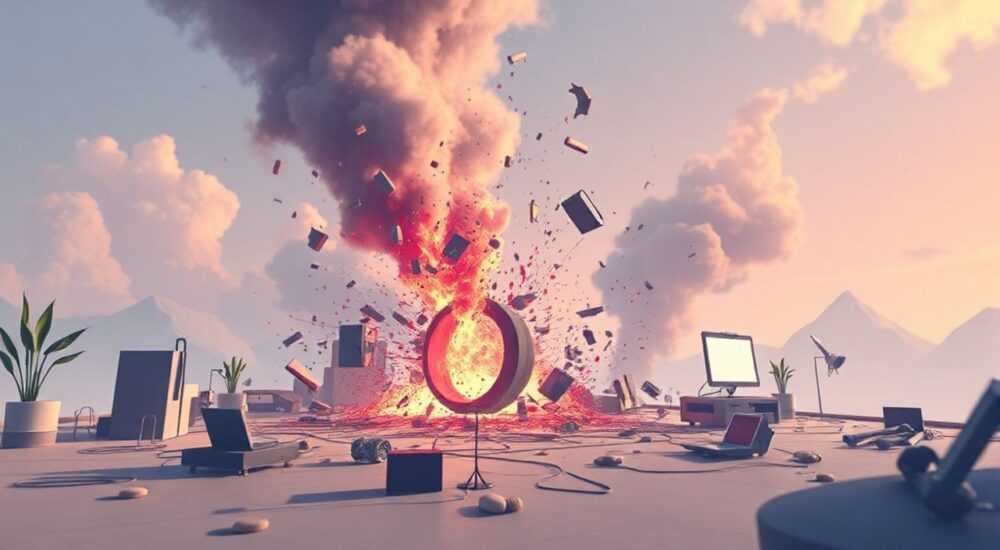 Почему вылетает blender