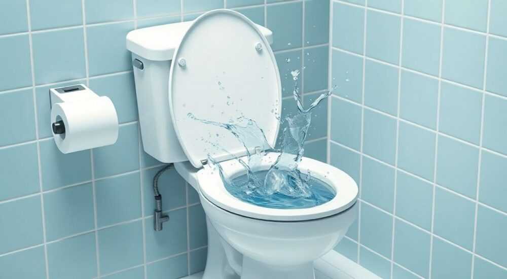 Почему выплескивается вода из унитаза