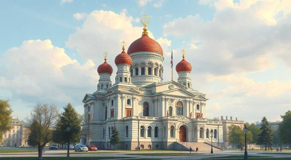 Покровский собор известен прежде всего благодаря необычной архитектуры