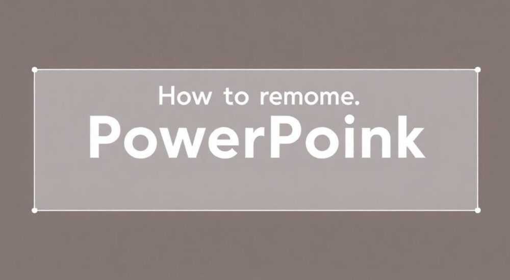 powerpoint как удалить заголовок