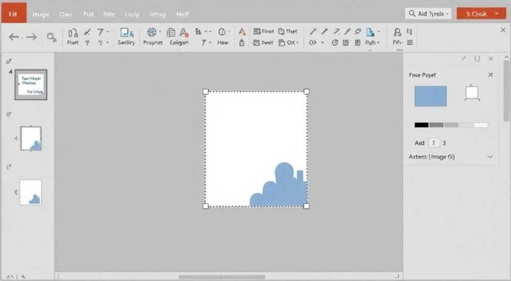 Powerpoint как вписать картинку в фигуру
