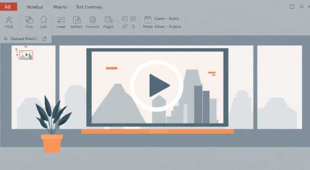 powerpoint как вставить видео