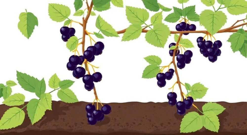 При посадке черной смородины что кладут в лунку