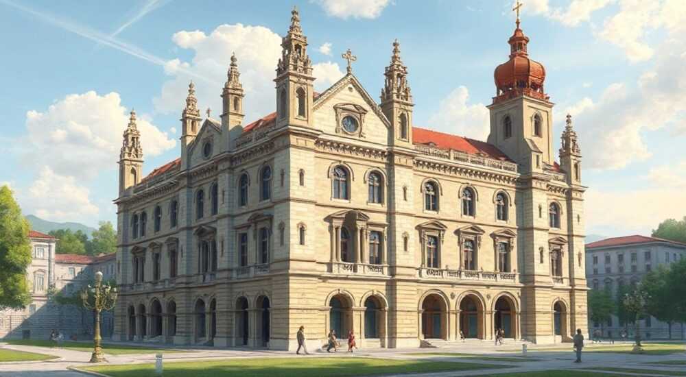 Пример романской архитектуры