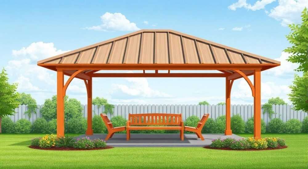 Профлист на крышу беседки какой выбрать