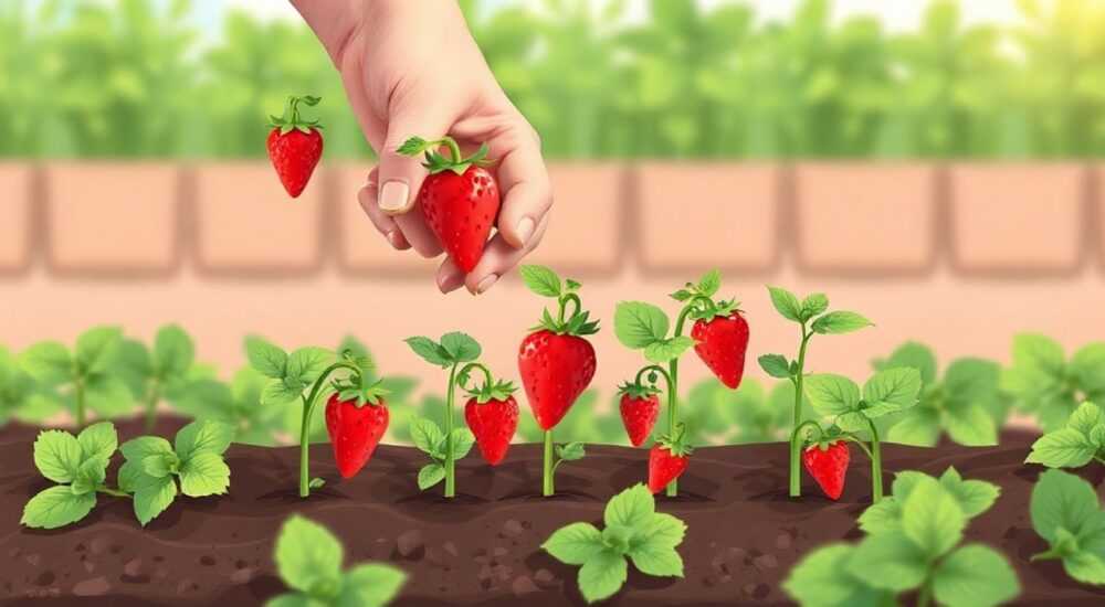 Рассада земляники садовой как посадить