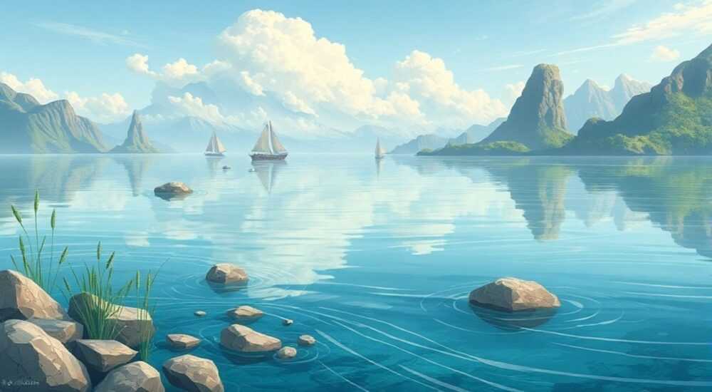 Разные водные ландшафты