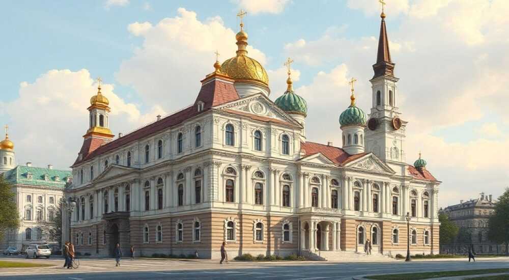 Развитие русской архитектуры в 17 веке