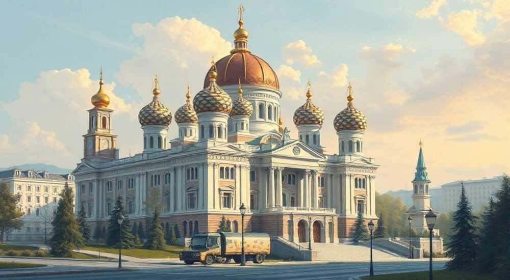 Русская архитектура берет истоки из