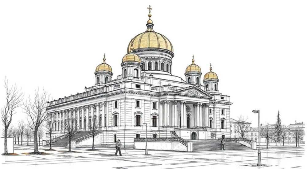 Русская архитектура рисунок