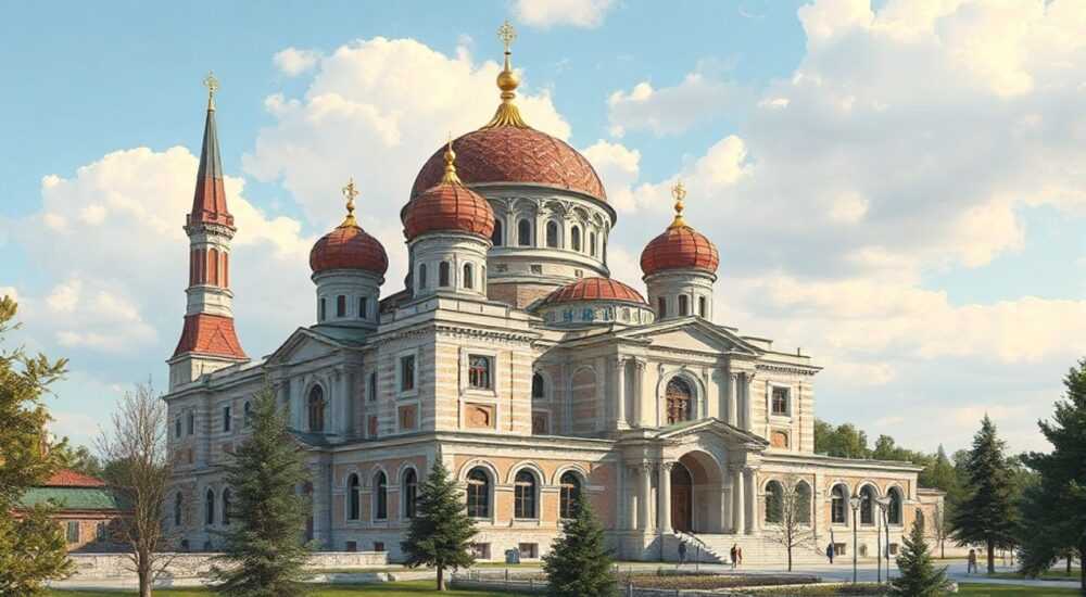 Русско византийский стиль в архитектуре примеры