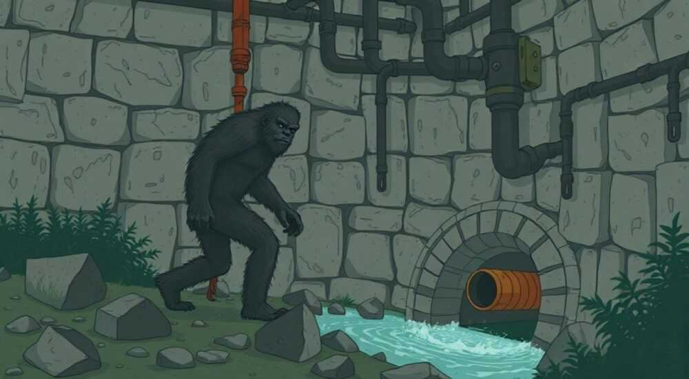 Sasquatch где канализация