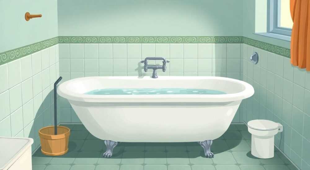 Сколько литров воды в советской ванне