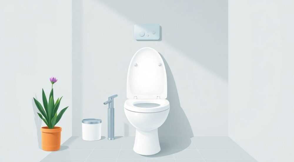 Сколько места должно быть перед унитазом