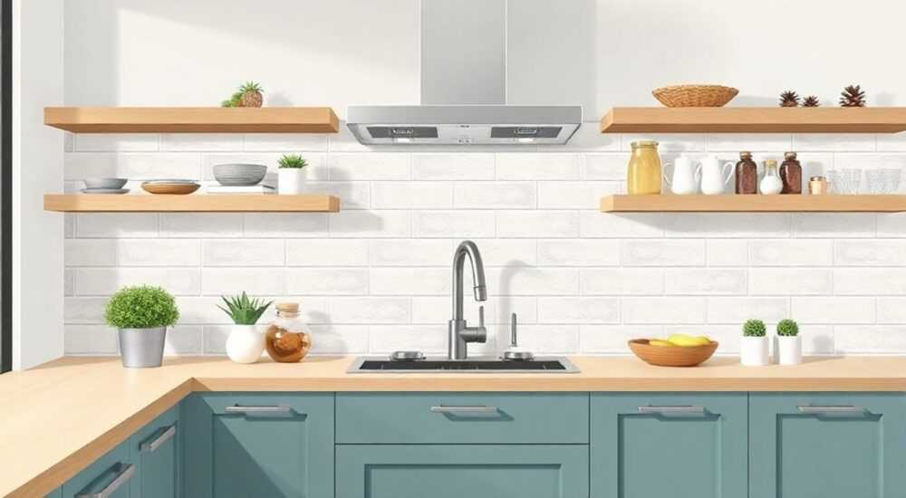 Сколько см должен быть фартук на кухне из плитки