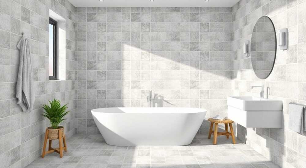 Сколько стоит 1 метр укладки плитки в ванной