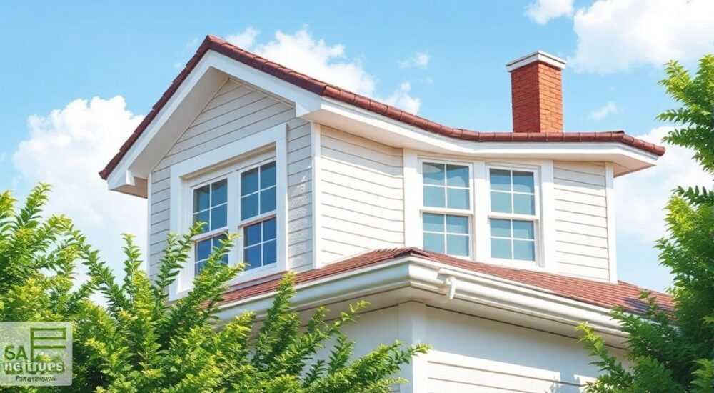 Сколько стоит покрасить карниз крыши