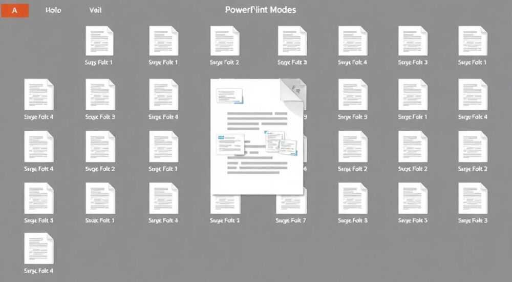 Сколько существует режимов просмотра документа в ms powerpoint