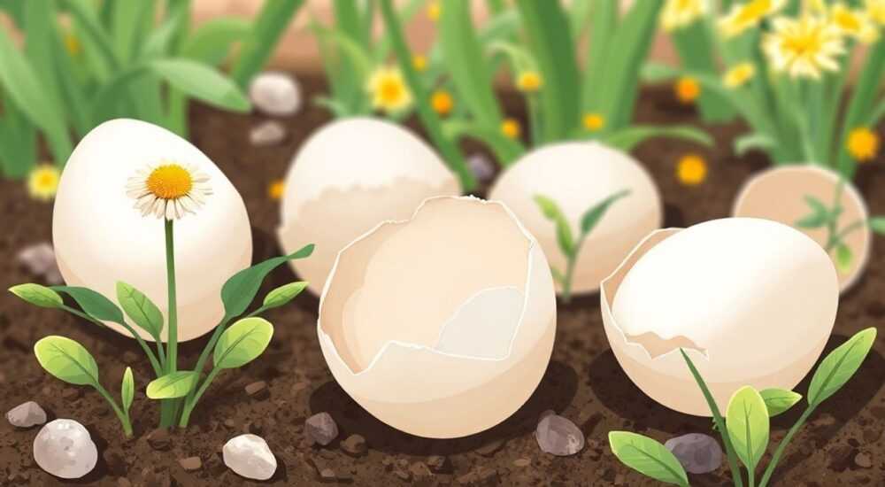 Скорлупа яиц для огорода как использовать для каких растений