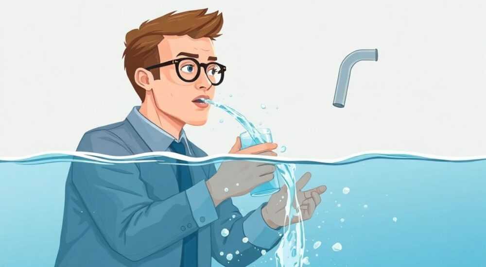 Слабый напор холодной воды