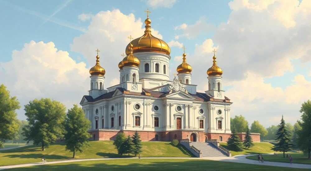Смольный монастырь стиль архитектуры