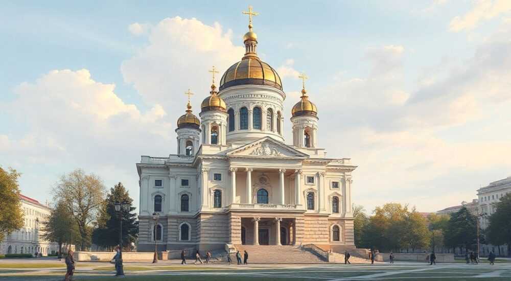 Смольный собор стиль архитектуры