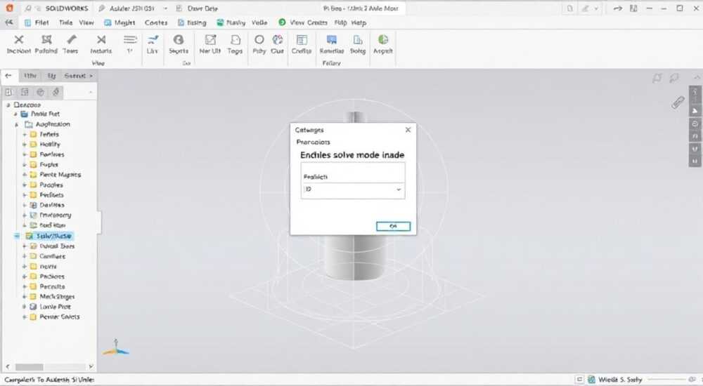 Solidworks режим авторешение как включить