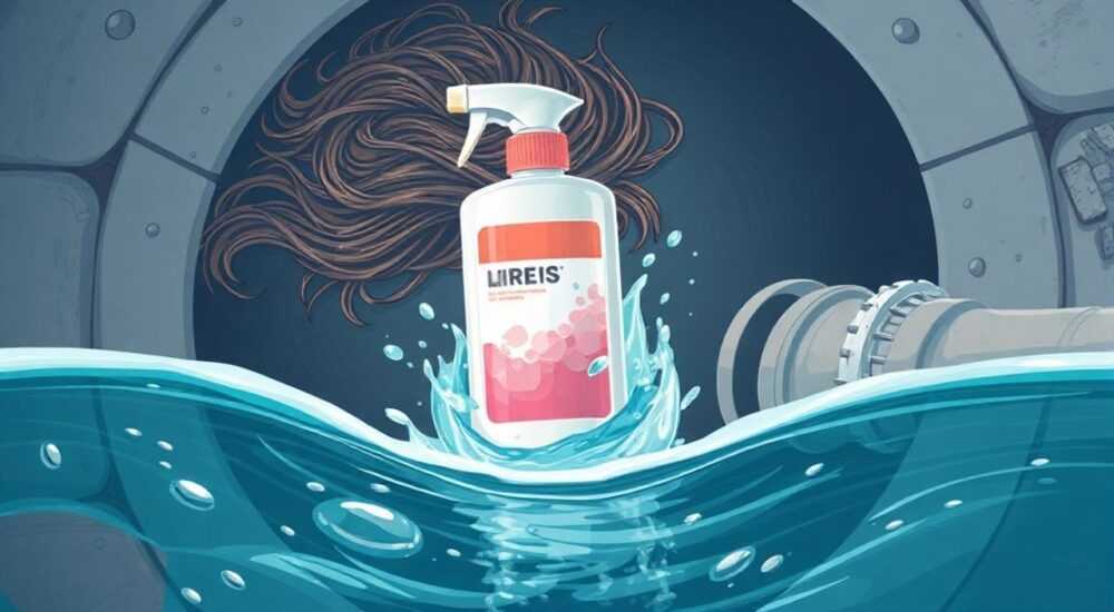 Средство которое растворяет волосы в канализации