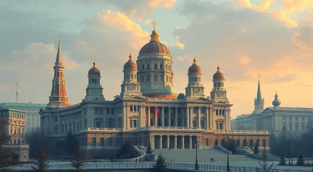 Сталинский ампир в архитектуре москвы
