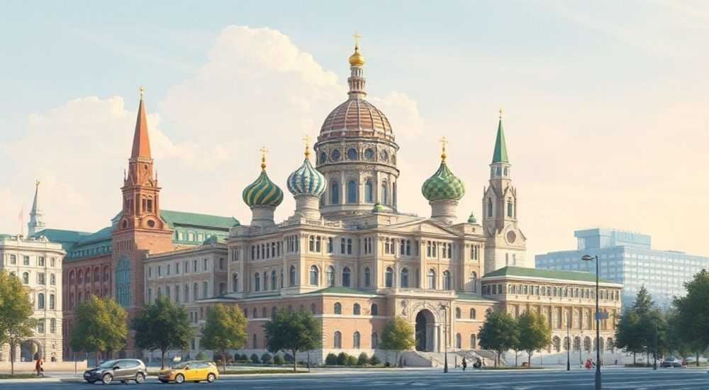 Стиль архитектуры в москве