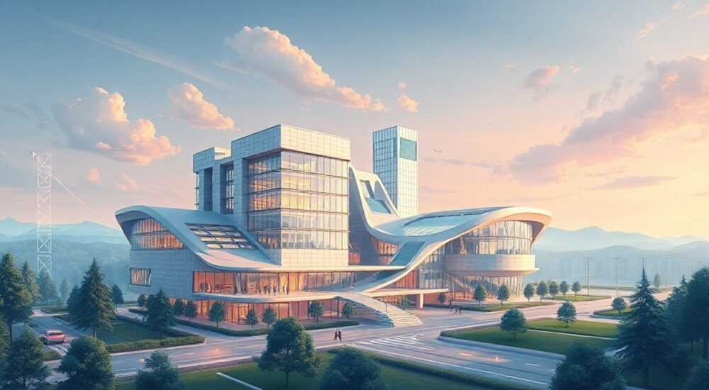 Стиль хай тек в архитектуре примеры