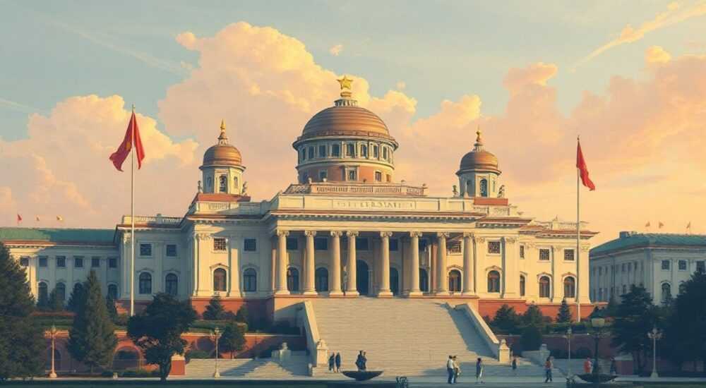 Стиль в архитектуре сталинский ампир