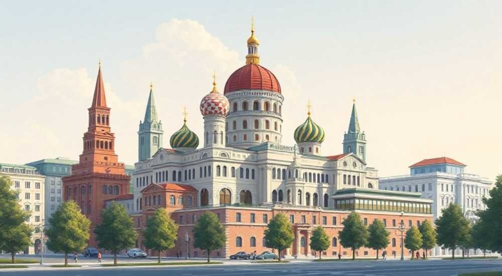 Стили архитектуры москвы