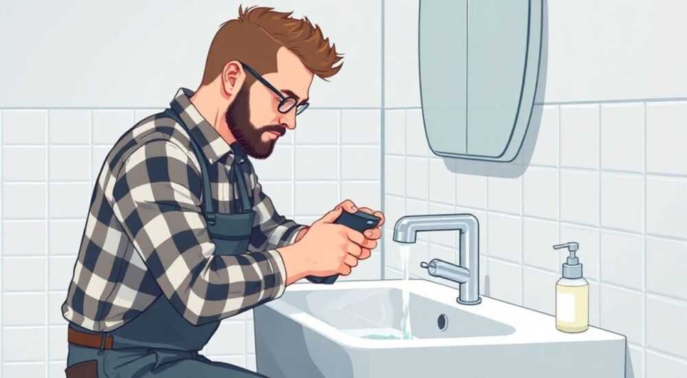 Течет гусак в ванной как починить