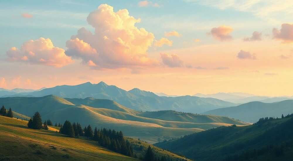 Текстурол ландшафт цвета