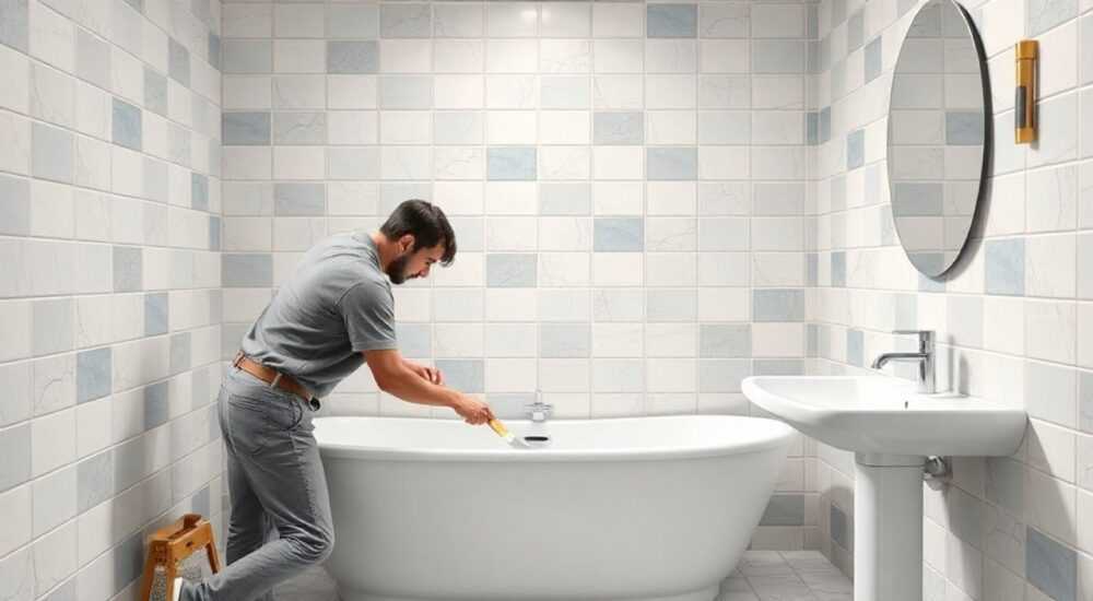 Треснула плитка на стене в ванной чем заделать трещину