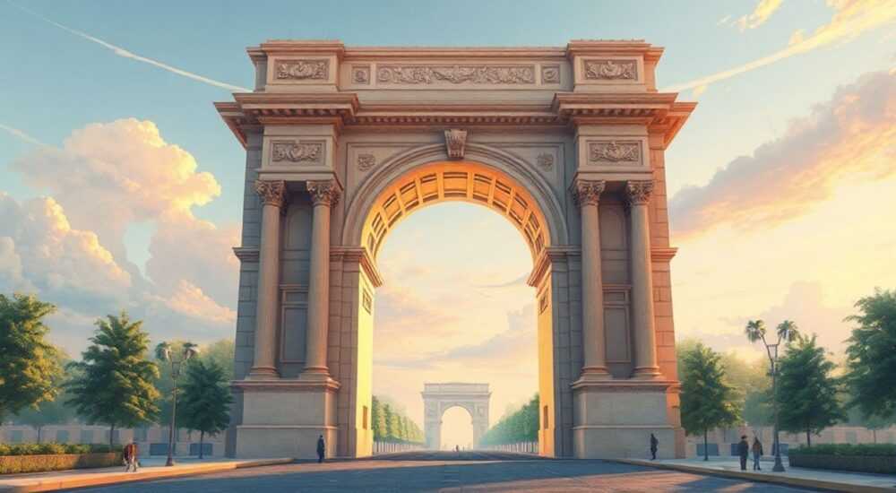 Триумфальная арка стиль архитектуры
