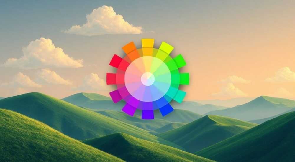 Цветовой круг в фотошопе как включить