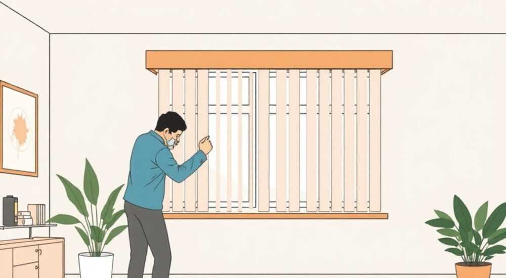 Укоротить карниз для вертикальных жалюзи как правильно